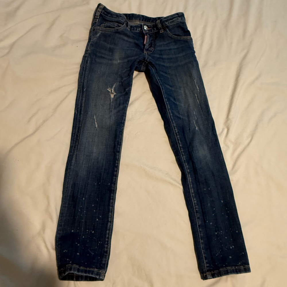 DSQUARED Blue Skinny Fit Jeans